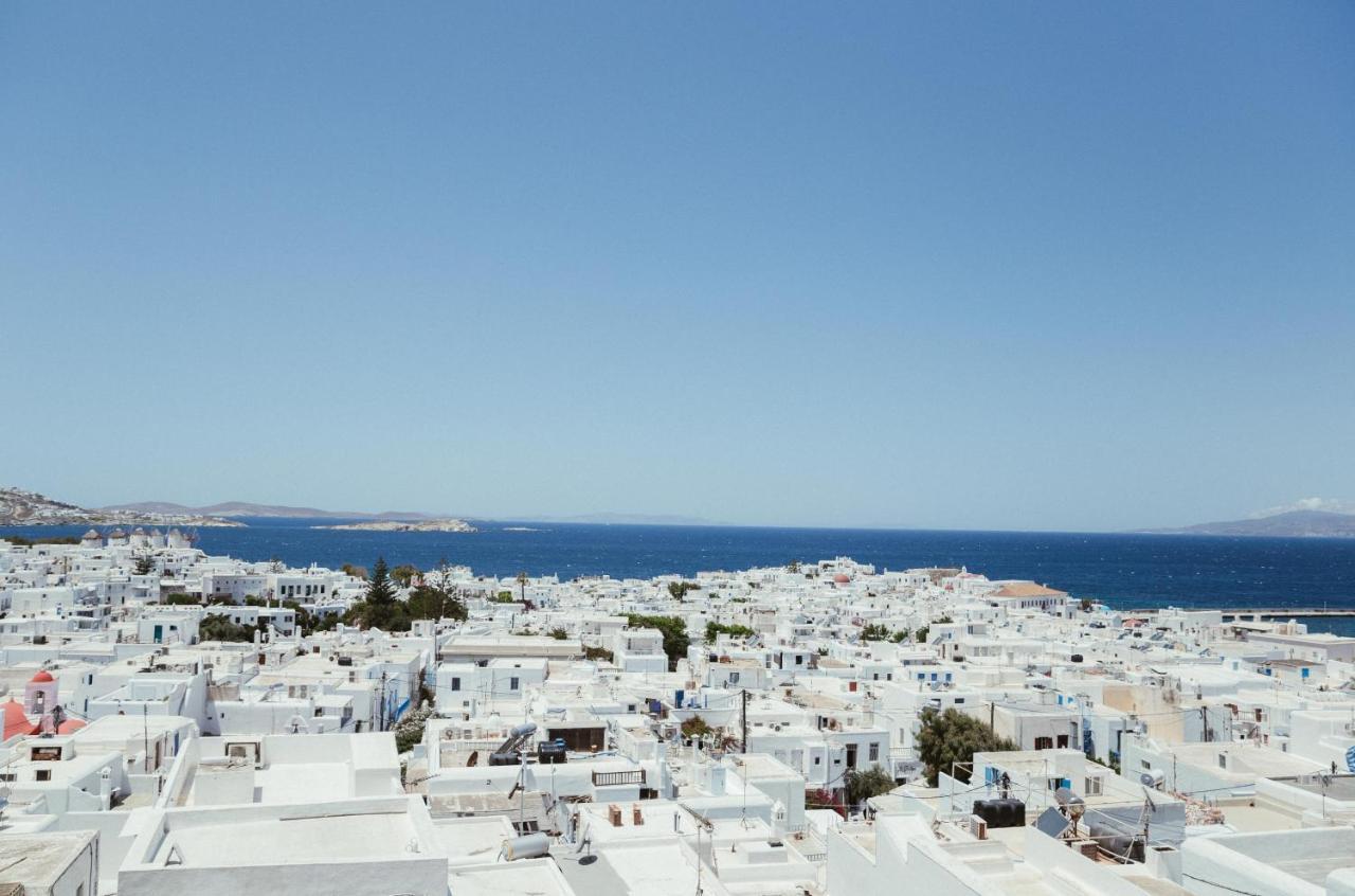 Central Local Living In Mykonos, Main Town Apartment Mykonos Town Bagian luar foto